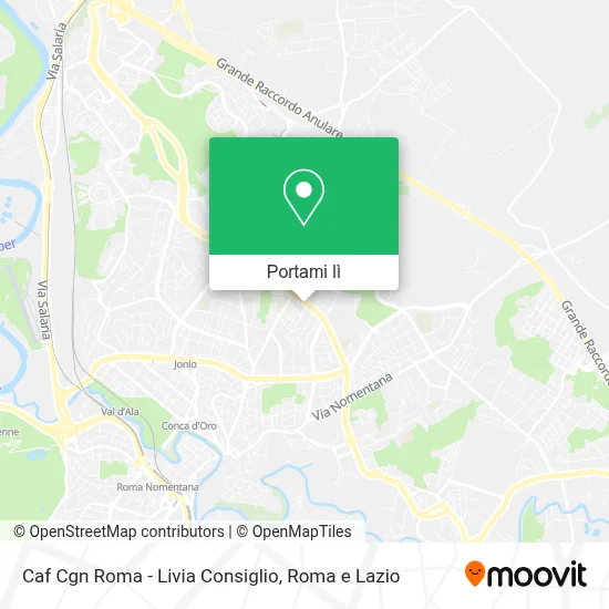 Mappa Caf Cgn Roma -  Livia Consiglio