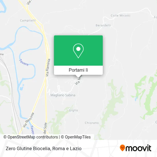 Mappa Zero Glutine Biocelia
