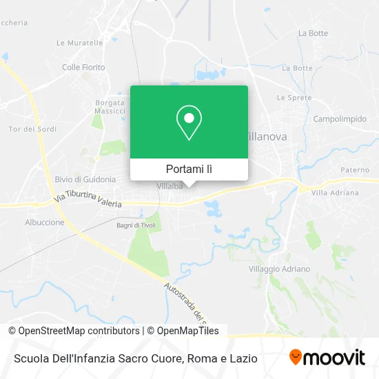 Mappa Scuola Dell'Infanzia Sacro Cuore