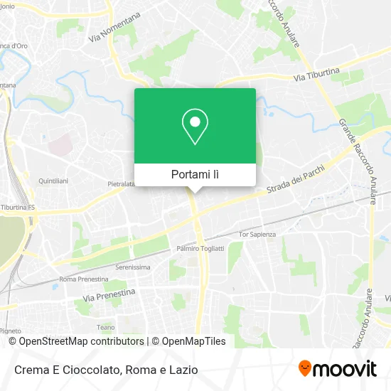 Mappa Crema E Cioccolato