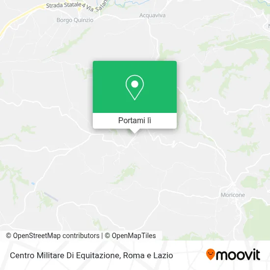 Mappa Centro Militare Di Equitazione