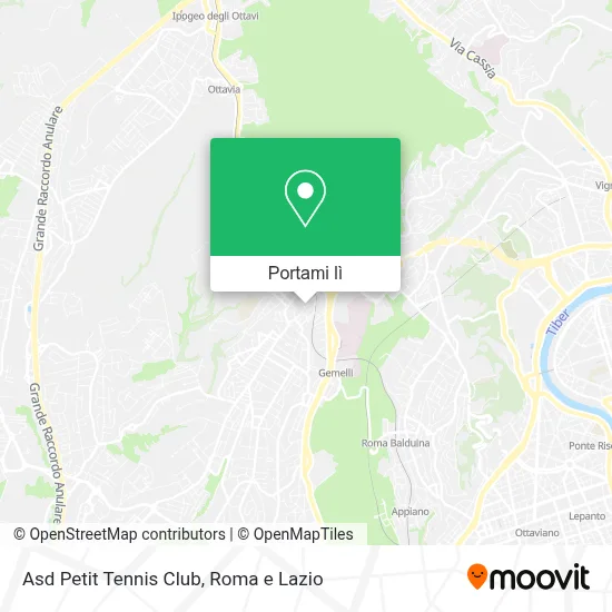 Mappa Asd Petit Tennis Club