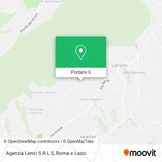 Mappa Agenzia Lenci S.R.L.S