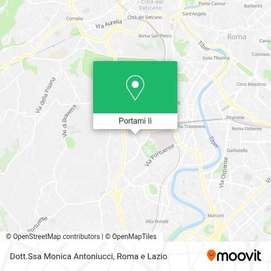 Mappa Dott.Ssa Monica Antoniucci