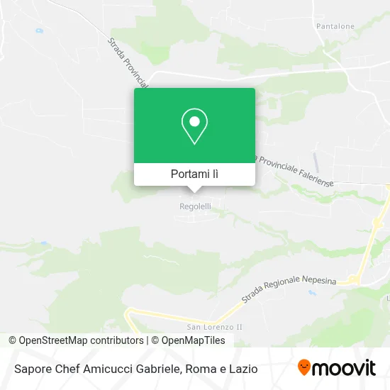 Mappa Sapore Chef Amicucci Gabriele