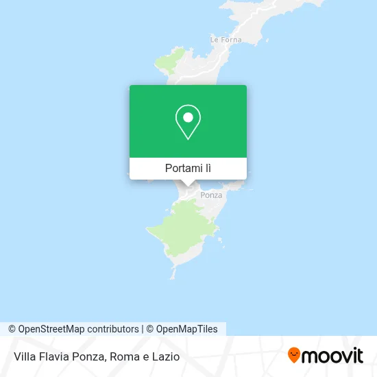 Mappa Villa Flavia Ponza