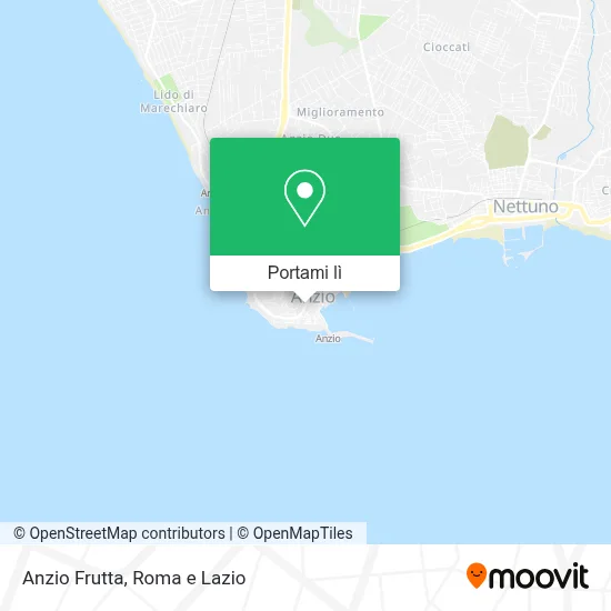 Mappa Anzio Frutta