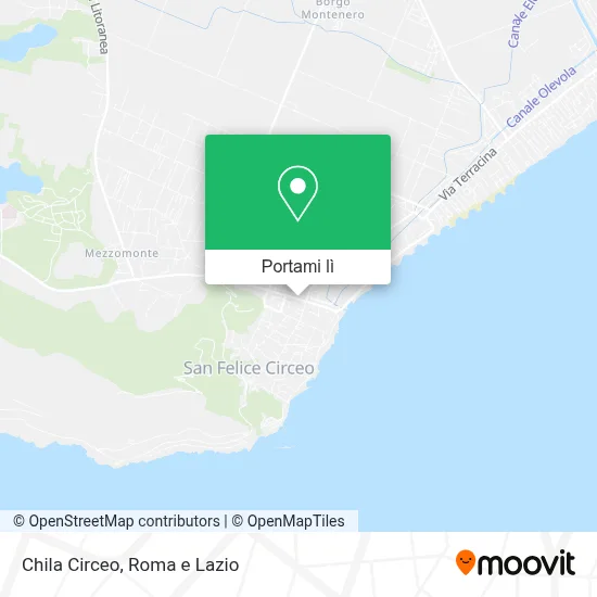 Mappa Chila Circeo