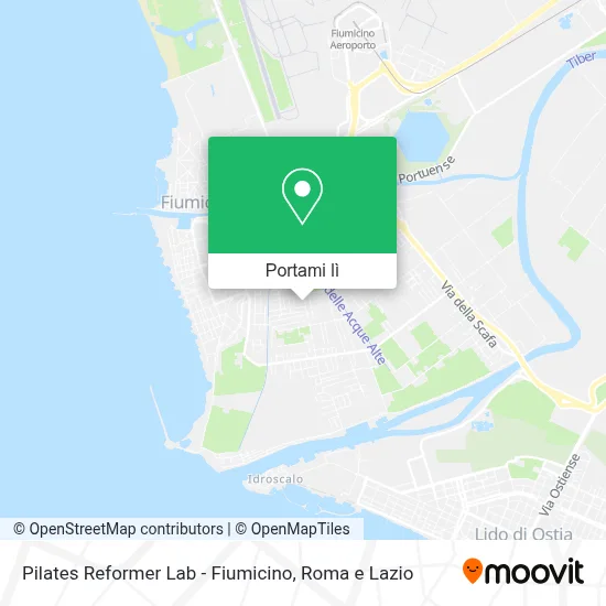 Mappa Pilates Reformer Lab - Fiumicino