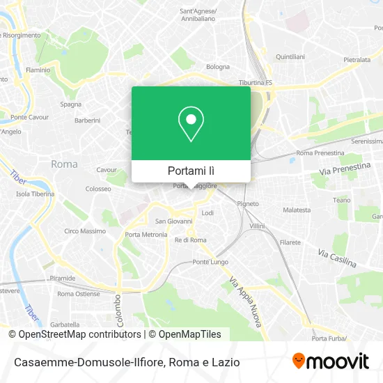 Mappa Casaemme-Domusole-Ilfiore