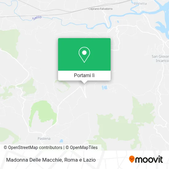 Mappa Madonna Delle Macchie