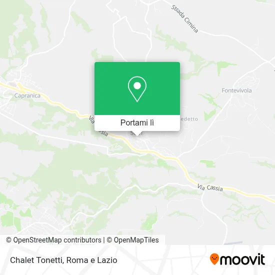 Mappa Chalet Tonetti