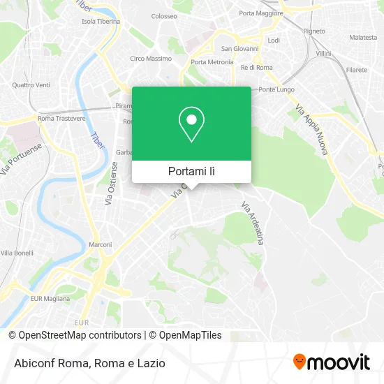 Mappa Abiconf Roma