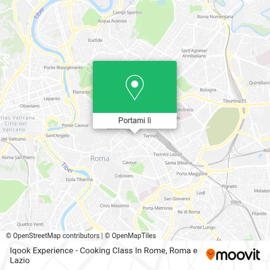 Mappa Iqook Experience - Cooking Class In Rome