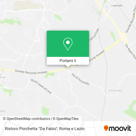Mappa Ristoro Porchetta "Da Fabio"