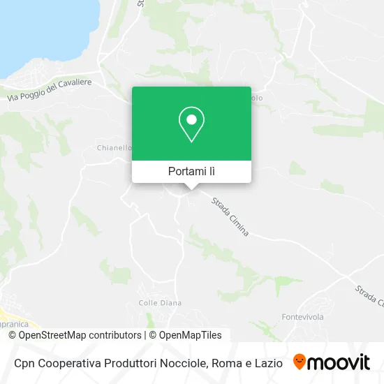 Mappa Cpn Cooperativa Produttori Nocciole