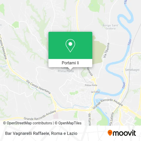 Mappa Bar Vagnarelli Raffaele