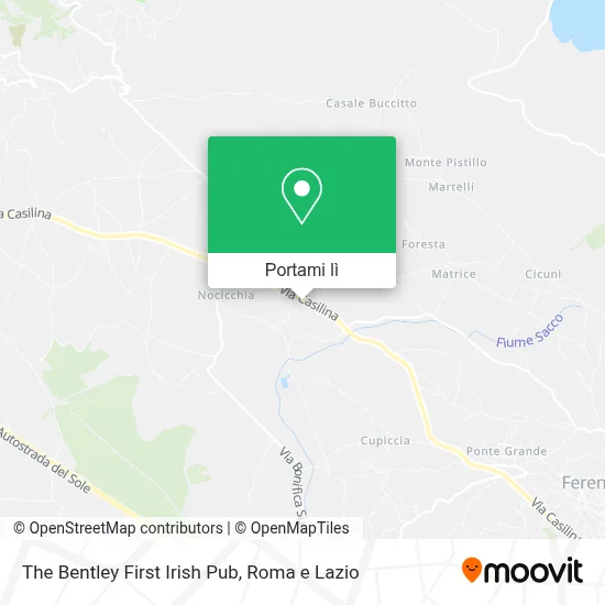 Mappa The Bentley First Irish Pub