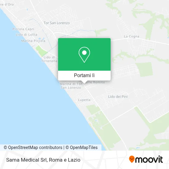 Mappa Sama Medical Srl