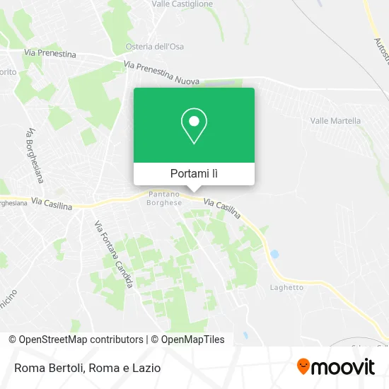 Mappa Roma Bertoli