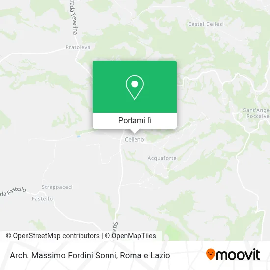 Mappa Arch. Massimo Fordini Sonni