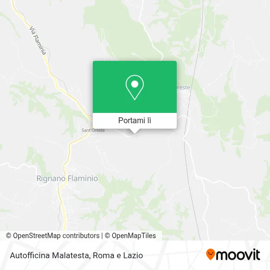 Mappa Autofficina Malatesta