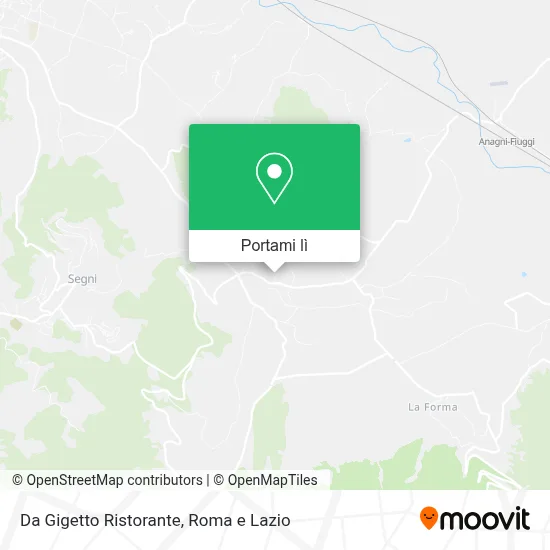 Mappa Da Gigetto Ristorante