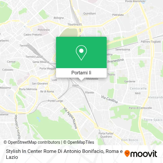 Mappa Stylish In Center Rome Di Antonio Bonifacio