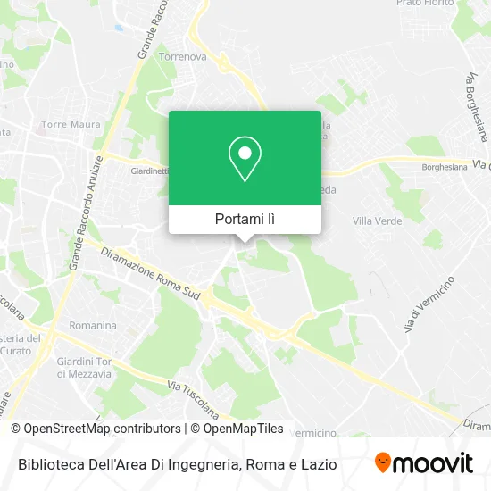 Mappa Biblioteca Dell'Area Di Ingegneria