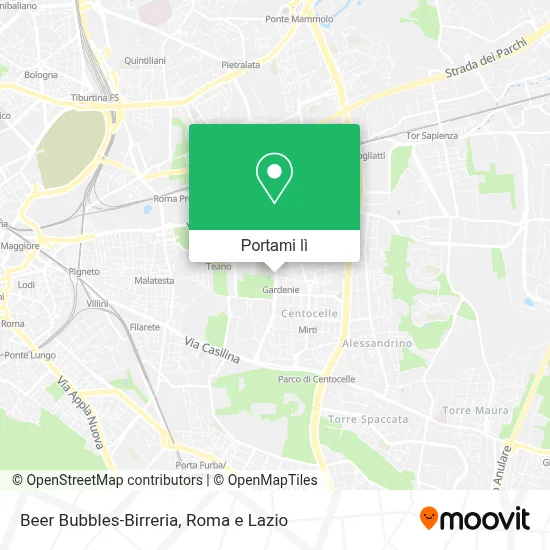 Mappa Beer Bubbles-Birreria