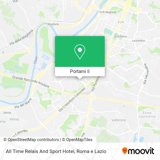 Mappa All Time Relais And Sport Hotel