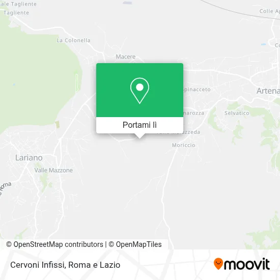Mappa Cervoni Infissi