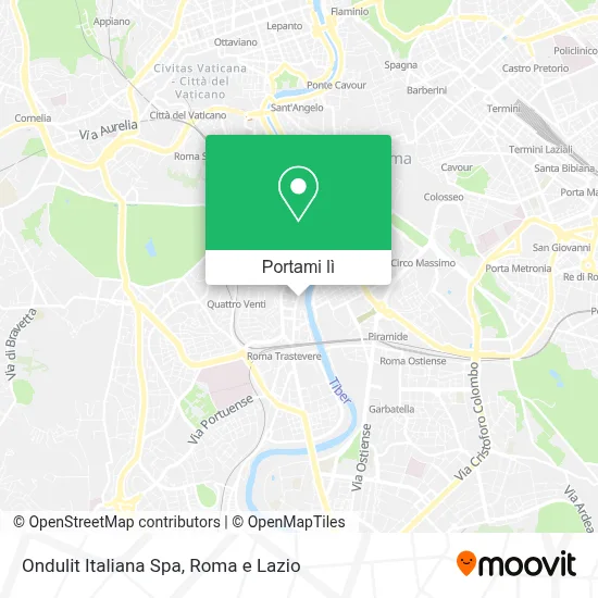 Mappa Ondulit Italiana Spa