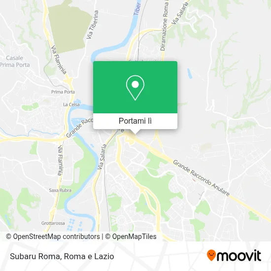 Mappa Subaru Roma