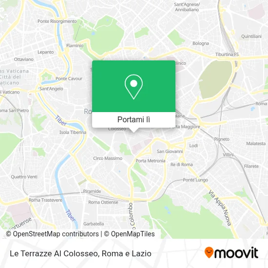 Mappa Le Terrazze Al Colosseo