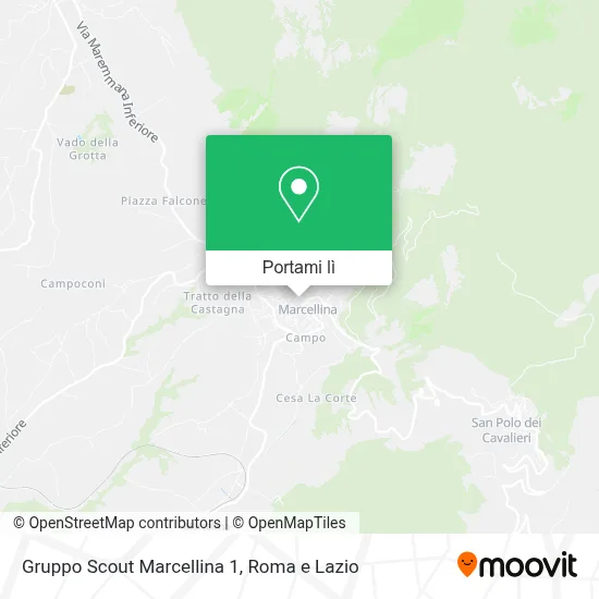 Mappa Gruppo Scout Marcellina 1