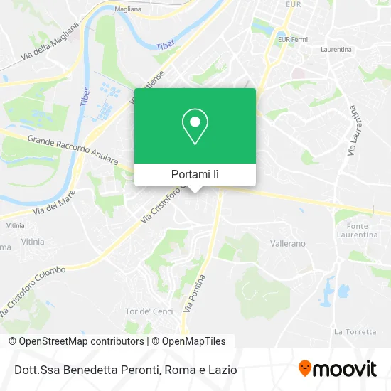 Mappa Dott.Ssa Benedetta Peronti