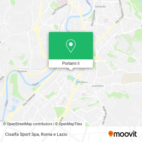 Mappa Cisalfa Sport Spa
