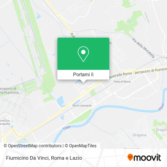 Mappa Fiumicino Da Vinci