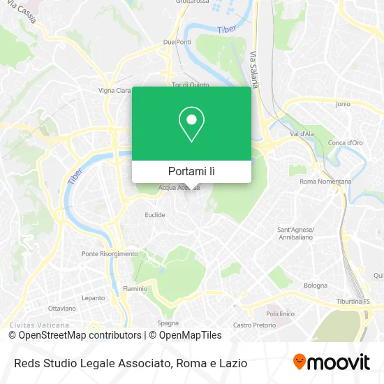 Mappa Reds Studio Legale Associato