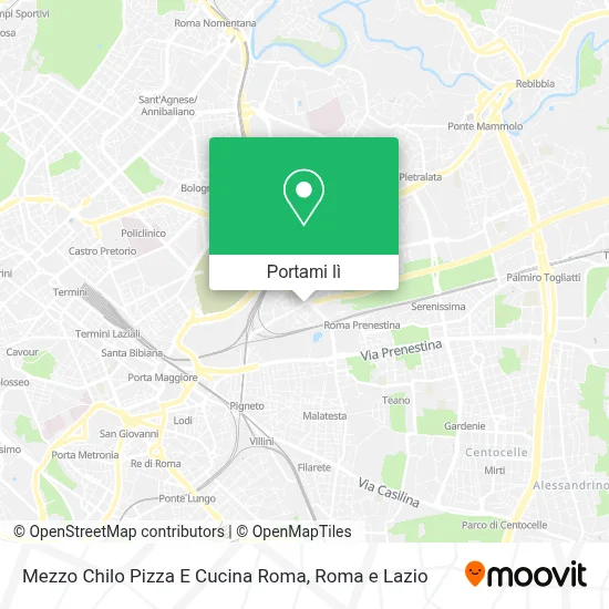 Mappa Mezzo Chilo Pizza E Cucina Roma