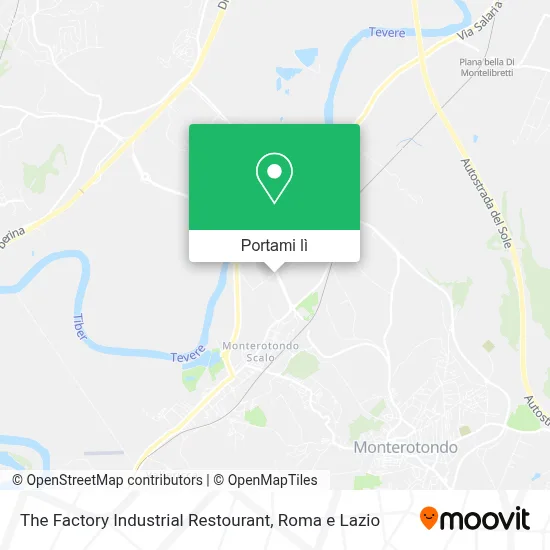 Mappa The Factory Industrial Restourant