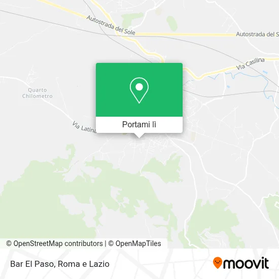 Mappa Bar El Paso
