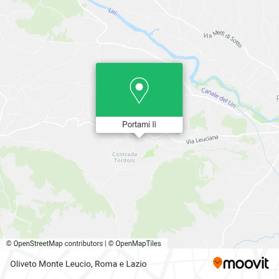 Mappa Oliveto Monte Leucio