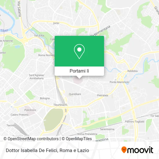 Mappa Dottor Isabella De Felici