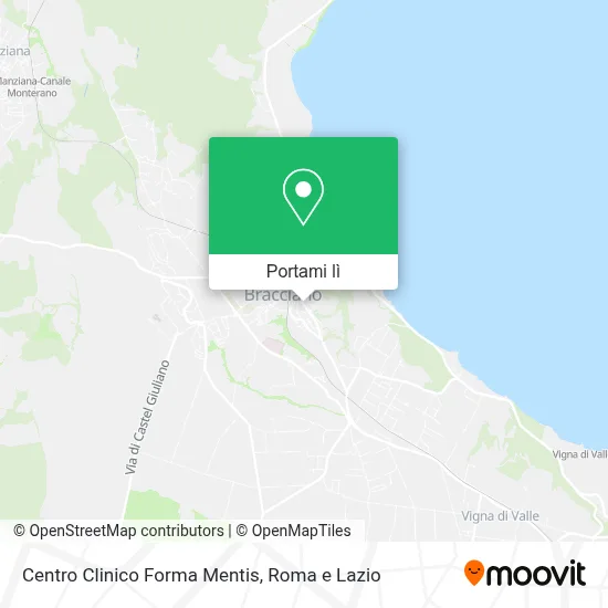 Mappa Centro Clinico Forma Mentis