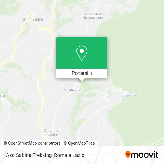 Mappa Asd Sabina Trekking