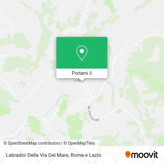 Mappa Labrador Della Via Del Mare