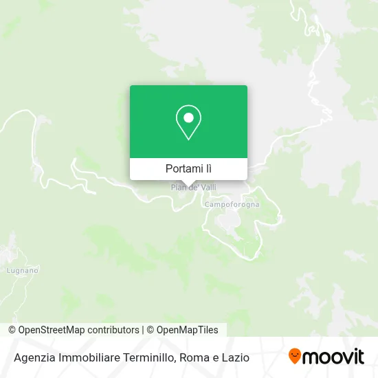 Mappa Agenzia Immobiliare Terminillo