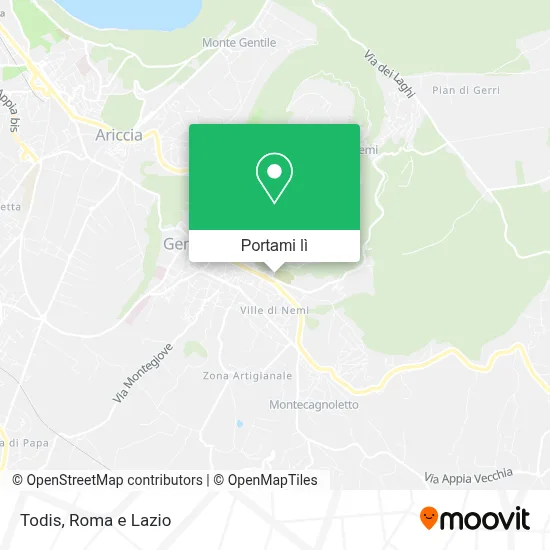 Mappa Todis